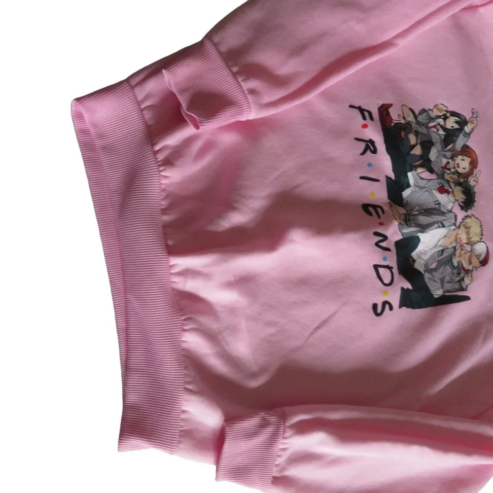 My Hero Academia Friends Pink Sweatshirt Anime, Size XS, EUC - Picture 7 of 9
